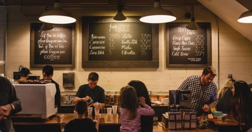 The Menu at Fourscore Coffee